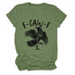🔥LAST DAY 50% OFF ✨Humorous Crow Graphic T-Shirt – Say It With a Caw!