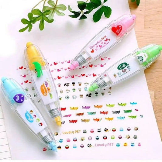 💕Each $3.99✨Add three to cart🔥DIY Cute Animals Press Type Decorative Pen