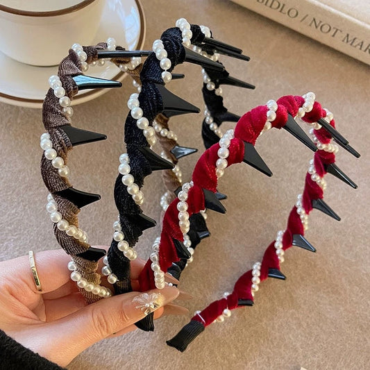 🔥Buy 1 Get 2 Free🔥Vintage High Cranium Artificial Pearl Hairband